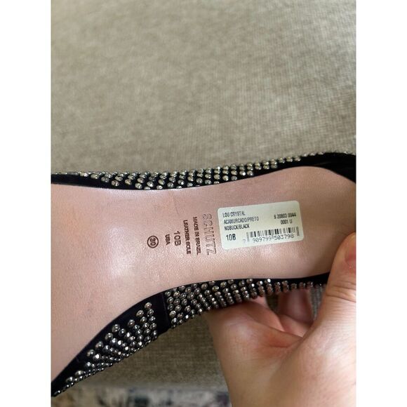 SCHUTZ Black High Stiletto Heels - Picture 4 of 6